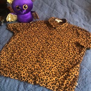 Vans cheetah button up